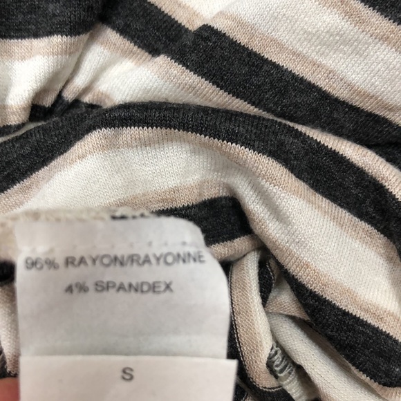 Unique Ella Moss - top - partly open in the back - black/white/beige str… - Picture 10 of 10